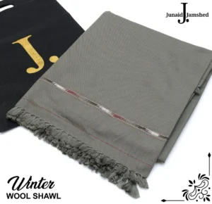 J. WOOL SHAWL MOUSE GRAY COLOR 50% OFF